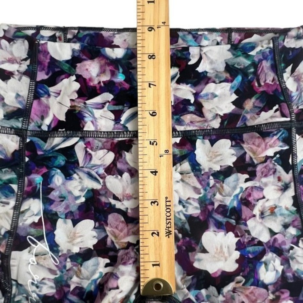 Lululemon Womens Mid Rise Full Length‎ Floral Everlux In Movement Tight 25" 4 - Picture 8 of 10
